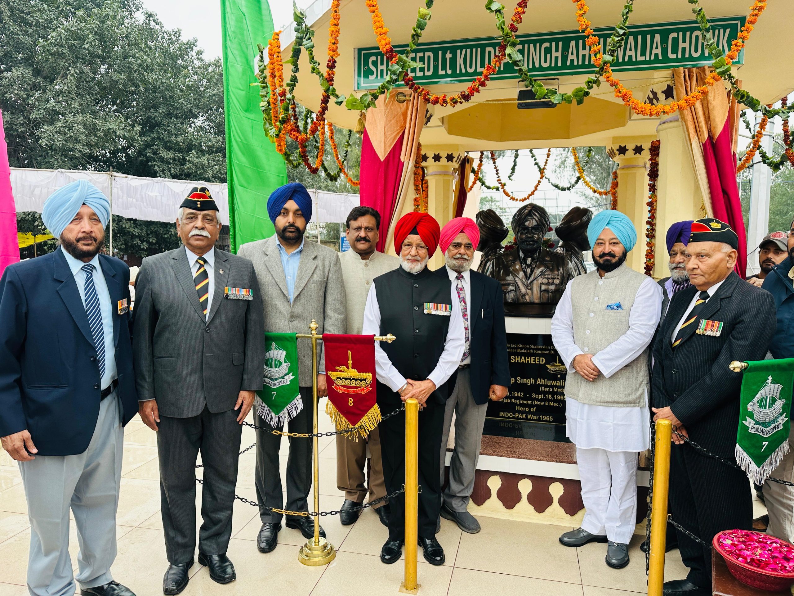 ਵਿਧਾਇਕ ਅਜੀਤਪਾਲ ਸਿੰਘ ਕੋਹਲੀ ਨੇ ਲੈਫ਼ਟੀਨੈਂਟ ਕੁਲਦੀਪ ਸਿੰਘ ਆਹਲੂਵਾਲੀਆ ਦੀ ਯਾਦਗਾਰ ਪਟਿਆਲਵੀਆਂ ਨੂੰ ਕੀਤੀ ਸਮਰਪਿਤ